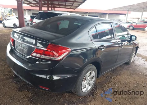 2013 Honda Civic Lx из США, поврежденный, VIN 2HGFB2F58DH548432